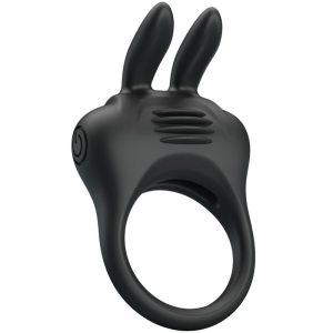 PRETTY LOVE DAVION RABBIT VIBRATOR RING é um brinquedo sexual adequado ao homem, super potente e confortável.