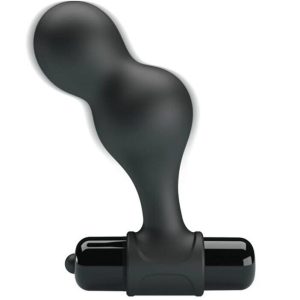 MR PLAY - SILICONE VIBRATING ANAL PLUG BLACK é um brinquedo sexual da gama dos Vibradores anais, super potente para maior prazer.