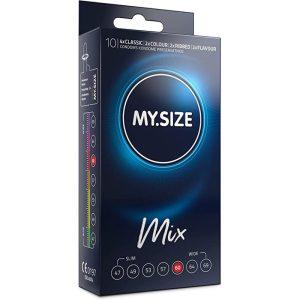 MY SIZE MIX CONDOMS 60 MM 10 UNITS são preservtivos para gays, para maior segurança e sensibilidade. Super saborosos.