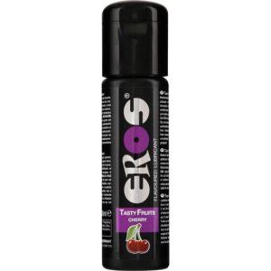 EROS TASTY FRUITS FLAVOURED LUBRICANT CHERRY 100 ML é um Óleo e Lubrificante 100% comestível, para maior prazer.