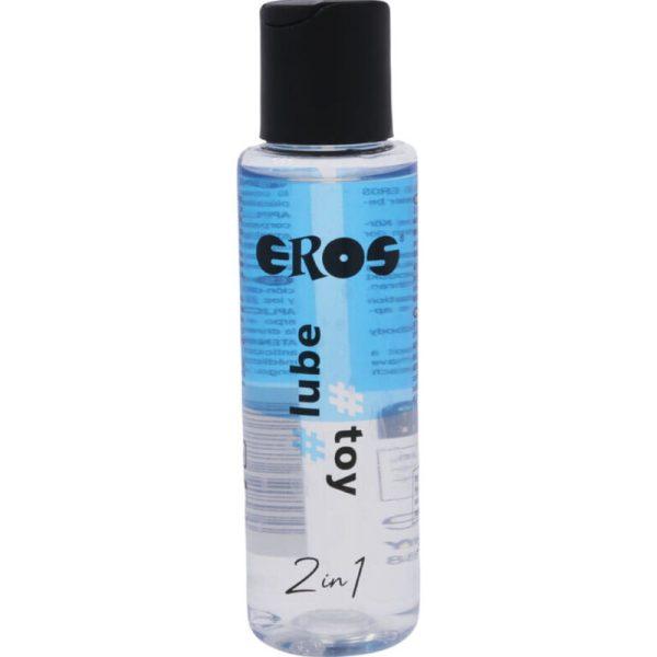 EROS - LUBE TOY 100 ML é um Óleo e Lubrificante extremamente agradável á base de água.