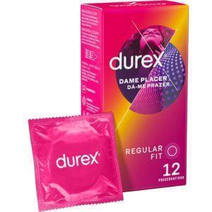 DUREX DAME PLACER 12 UNITS são preservtivos especiais, para maior segurança e sensibilidade. Super saborosos.