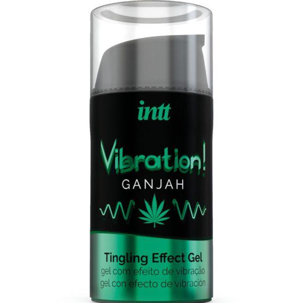 INTT - POWERFUL INTIMATE STIMULANT LIQUID VIBRATING GEL CANNABIS 15ML é um Óleo, Lubrificante e Creme para um tempo erótico.