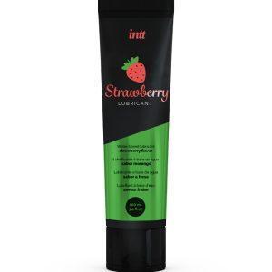 INTT - INTIMATE WATER-BASED LUBRICANT STRAWBERRY FLAVOR é um Óleo e Lubrificante extremamente agradável comestível.