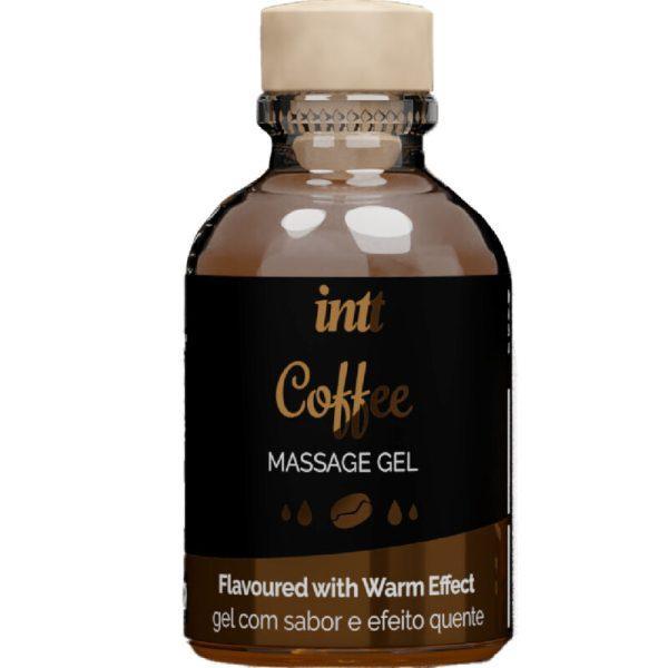 INTT - HOT EFFECT COFFEE FLAVOR MASSAGE GEL é um Óleo, Lubrificante e Creme para massagem.