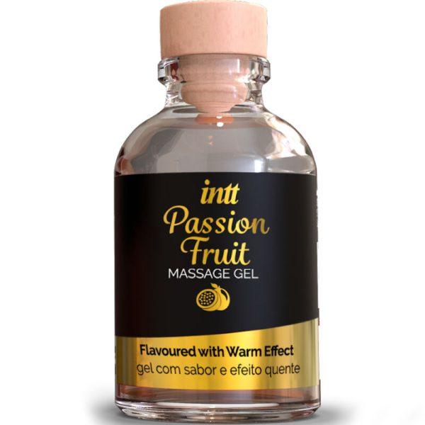 INTT - PASSION FRUIT FLAVORED MASSAGE GEL WITH HEAT EFFECT é um Óleo, Lubrificante e Creme para massagem.