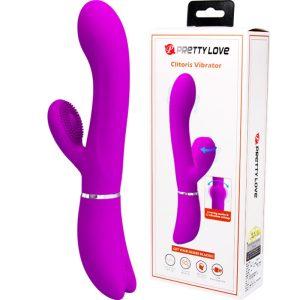 PRETTY LOVE - CLITORIS VIBRATOR é um brinquedo sexual da gama dos Masturbadores para mulheres, confortável e potente.