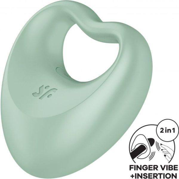 SATISFYER - PERFECT PAIR 3 GREEN é um brinquedo sexual da gama dos Masturbadores para mulheres, confortável e potente.