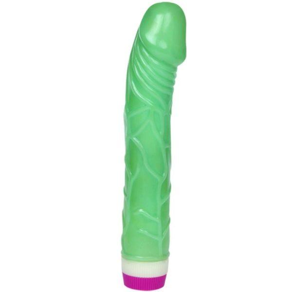 WAVES OF PLEASURE VIBRATOR 23 CM GREEN é um brinquedo sexual da gama dos Vibradores, super potente e confortável.