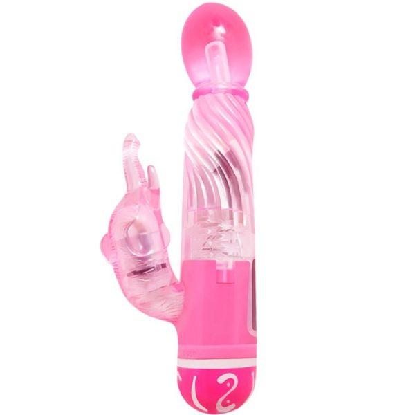 BAILE VIBRATORS MULTISPEED VIBRATOR WITH CLIT STIMULATOR PINK é um brinquedo sexual da gama dos Masturbadores para mulheres, confortável e potente.