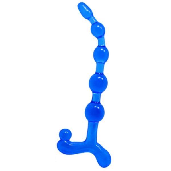 BENDY TWIST ANAL BEADS BLUE é um brinquedo sexual da gama dos Dildos Anais, super confortável para maior prazer e limpeza.