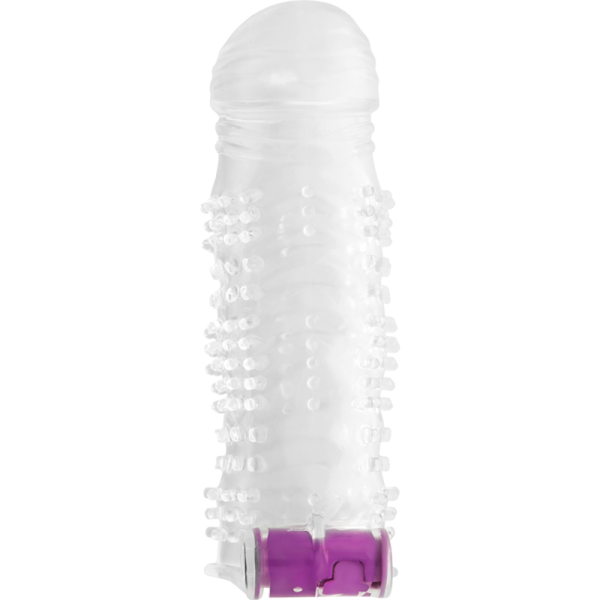 OHMAMA TEXTURED PENIS SLEEVE WITH VIBRATING BULLET é um brinquedo sexual adequado ao homem, super potente e confortável.