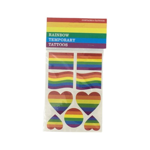 PRIDE - LGBT FLAG TATTOOS é um brinquedo sexual da gama dos Artigos divertidos, para maior prazer e conforto.