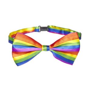 PRIDE - LGBT FLAG BOW TIE é um Brinquedo sexual criado para Despedida de solteiro/a, e para uma maior diversão.