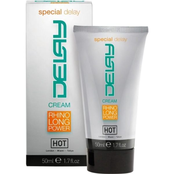 HOT - DELAY CREAM 50ML é um afrodisíaco da gama dos revigorantes, super eficaz, seguro. Estimulante fabuloso.