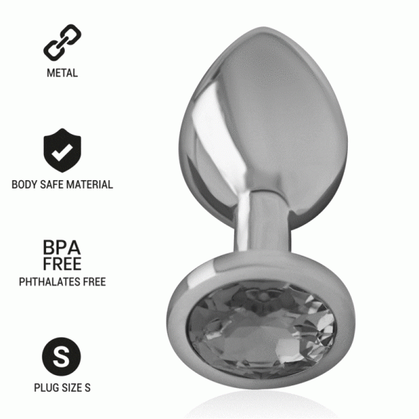 INTENSE™ - ANAL PLUG METAL BLACK SIZE S é um brinquedo sexual da gama dos Plugs, super confortável para maior prazer.