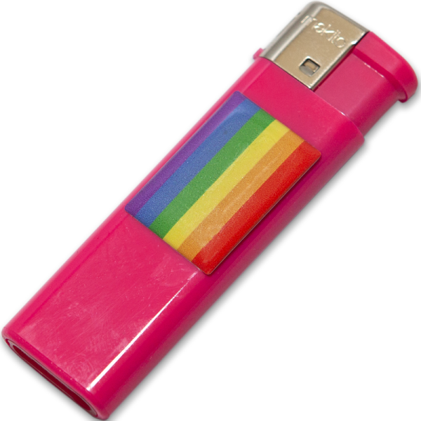 PRIDE - LIGHTER FUSCIA WITH LGBT FLAG é um brinquedo sexual da gama dos Artigos divertidos, para maior prazer e conforto.