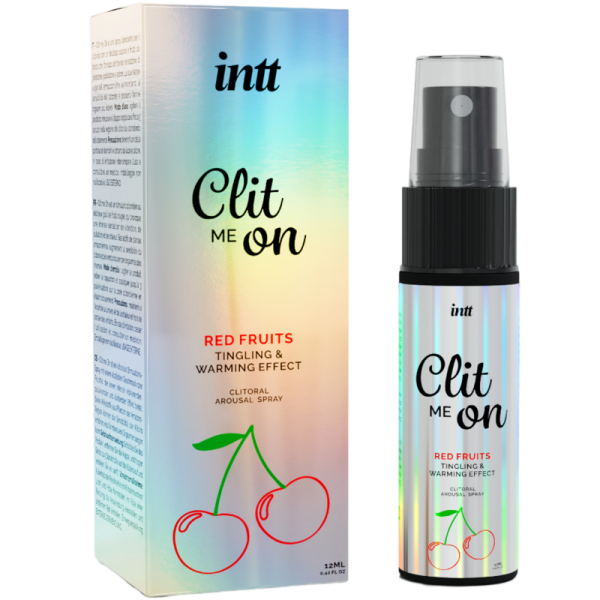 INTT - CLIT ME ON RED FRUITS 12 ML é um Óleo, Lubrificante e Creme para um tempo erótico.