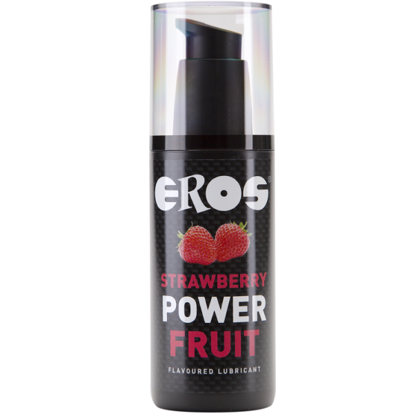 EROS STRAWBERRY POWER FRUIT FLAVOURED LUBRICANT 125 ML é um Óleo e Lubrificante extremamente agradável comestível.