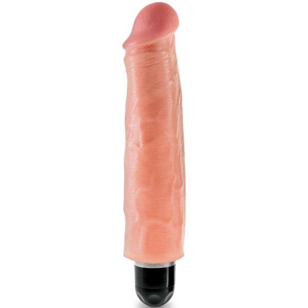 KING COCK 17.8 CM VIBRATING STIFFY - FLESH