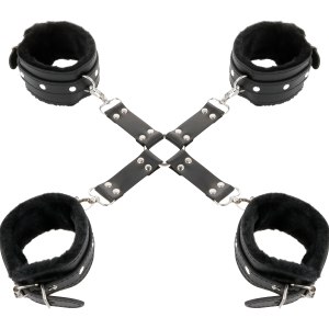 DARKNESS HOGTIE SET BLACK é um brinquedo sexual da gama Fetiche e Bondage relacionada com Esposas.