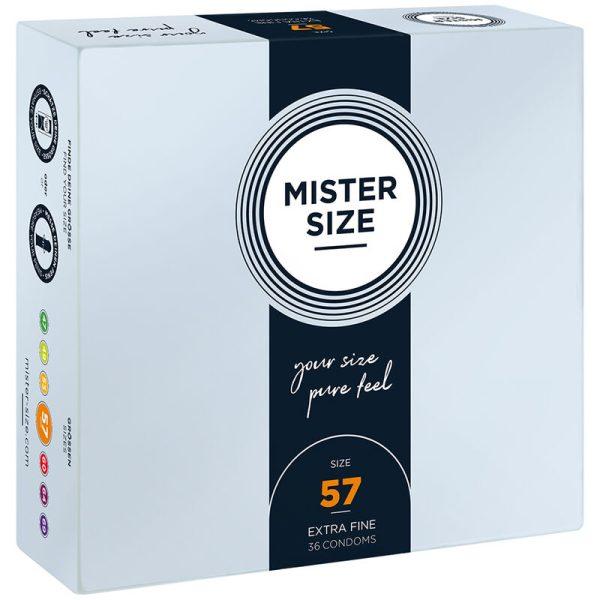 MISTER SIZE - CONDOM SIZE L 57 MM (36 UNITS)