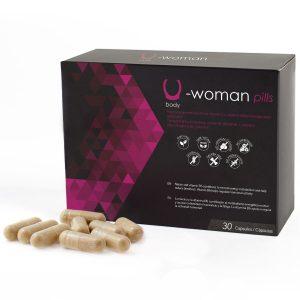 500 COSMETICS - U-WOMAN AUMENTA A LIBIDO FEMININA - 30 CÁPSULAS