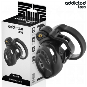 ADDICTED TOYS LOCKED - GAIOLA PARA PÊNIS COM TRAVA ETERNA 9 CM